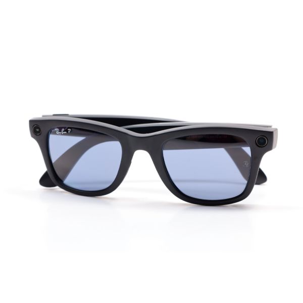 Смарт-окуляри Ray-Ban Meta Wayfarer Matte Black Dusty Blue (RW4006 601SM150) 