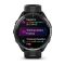 Garmin Forerunner 965 Carbon Gray Titanium Bezel w. Blk Case and Blk/Powder Gray S. Band (010-02809-00/10)
