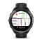 Garmin Forerunner 965 Carbon Gray Titanium Bezel w. Blk Case and Blk/Powder Gray S. Band (010-02809-00/10)