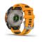 Garmin Fenix 8 47mm AMOLED Sapphire Titanium w. Spark Orange/Graphite Silicone Band (010-02904-10/11)