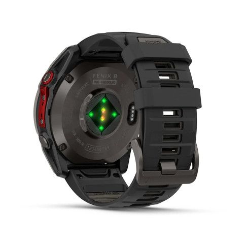 Garmin Fenix 8 Pro 51 mm MicroLED Carbon Gray Titanium with Black/Pebble Gray (010-03380-00/01)