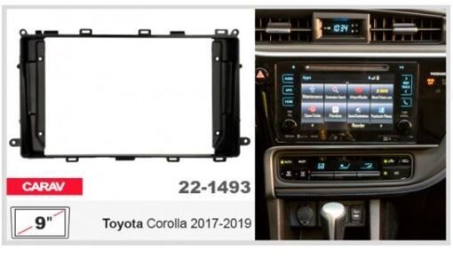 Рамка перехідна Carav 22-1493 Toyota Corolla