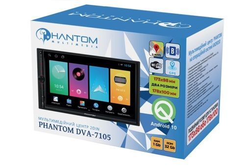 Автомагнітола Phantom DVA-7105 1/32
