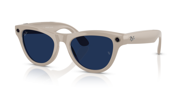 Смарт-окуляри Ray-Ban Meta Skyler Standard Shiny Chalky Gray / Clear Sapphire Transition (RW4010 6700MF 52-20)
