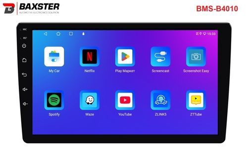 Автомагнітола Baxster BMS-B4010 Android 13 QLED 4+32Gb 10"