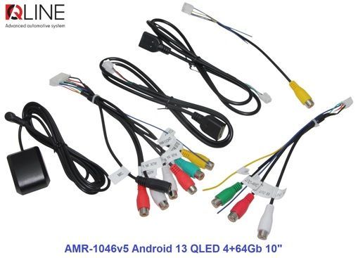 Автомагнітола Qline AMR-1046v5 Android 13 QLED 4+64Gb 10"