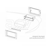 Рамка переходная 281320-12-1 Audi A4 (02-06) бренд размер