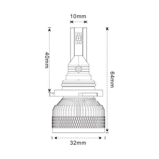 Світлодіодні лампи Access HB3/HB4 (9005/9006) 6000K 45W HB3/HB4UG45 (2шт)
