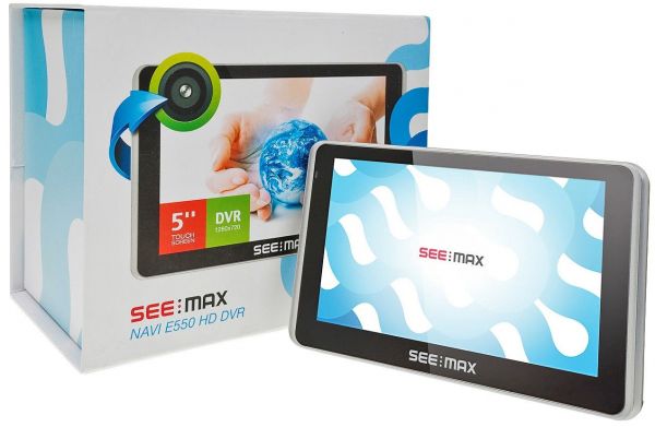 GPS-навигатор SeeMax navi E550 HD DVR