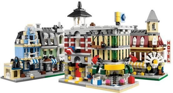 Пластмассовый конструктор LEGO Мини модульные дома (10230)