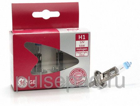 Галогенная лампа General Electric H1 +90% 12V 55W (50310SXU)