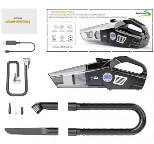 Автомобільний пилосос Aspiring Windstorm 2 with inflator 2 in 1