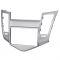 Рамка переходная 11-407 (carav) Chevrolet Cruze 2009+ silver 2-DIN