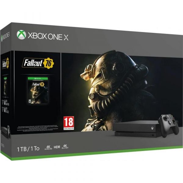 Игровая приставка Microsoft Xbox One X 1TB + Fallout 76