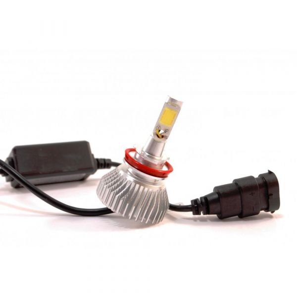 Лампы светодиодные LedHeadLamp F8 H11 chip COB радиатор (2 шт)