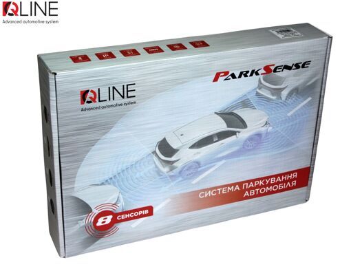 Парктронік Qline ParkSense Style 8 сірий
