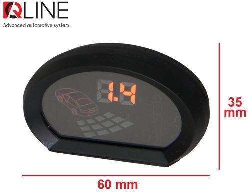Парктронік Qline ParkSense Style 8 сірий