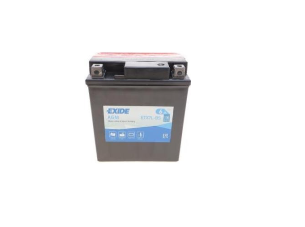 Мотоциклетний акумулятор 12В Exide ETX7L-BS