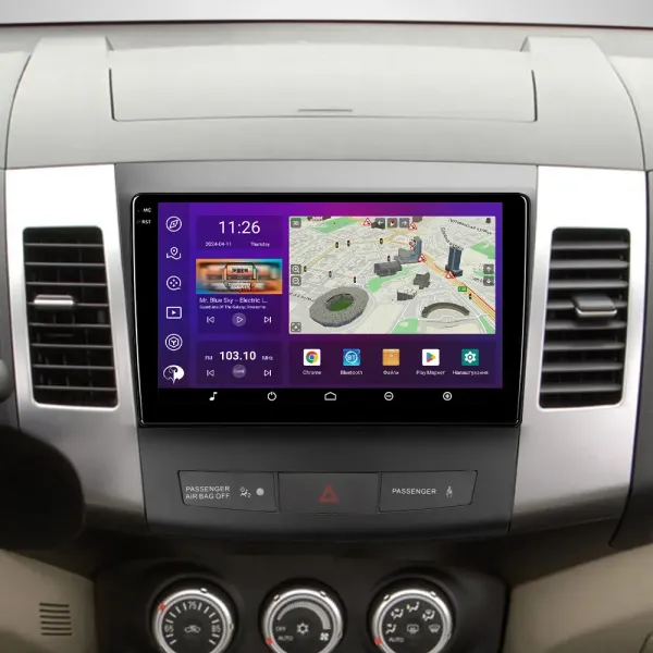 Штатна магнітола PHANTOM DVA-2K9 Pro 4G 360° 4+64 Mitsubishi Outlander XL 2006-2013