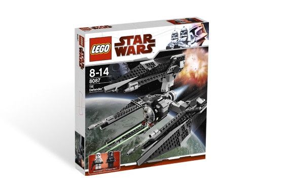 Пластмассовый конструктор LEGO Star Wars Защитник TIE 8087