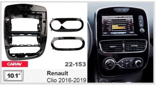 Рамка перехідна Carav 22-153 Renault Clio