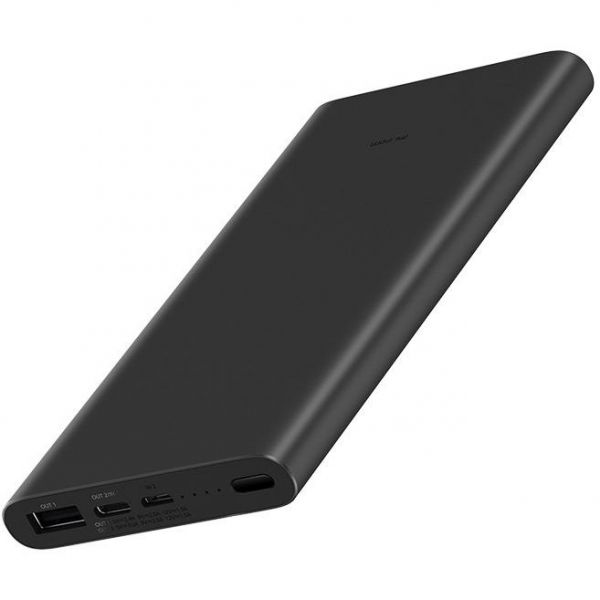 Внешний аккумулятор (Power Bank) Xiaomi Mi Power Bank 3 10000mAh Black (PLM12ZM)