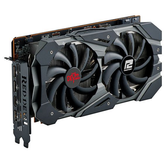 Видеокарта PowerColor Radeon RX 5600 XT Red Devil (AXRX 5600XT 6GBD6-3DHE/OC)