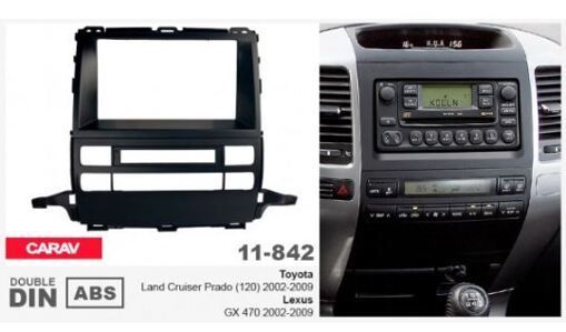 Рамка перехідна Carav 11-842 Lexus GX, Toyota LC Prado 120