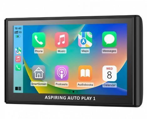 Монітор Aspiring Auto Play 1, Magnet, CarPlay, Android auto