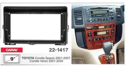 Рамка перехідна Carav 22-1417 Toyota Corolla Verso