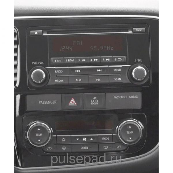 Рамка переходная 11-493 Mitsubishi Outlander, Lancer, Peugeot 407, Citroen C-Crosser 07+(Carav)