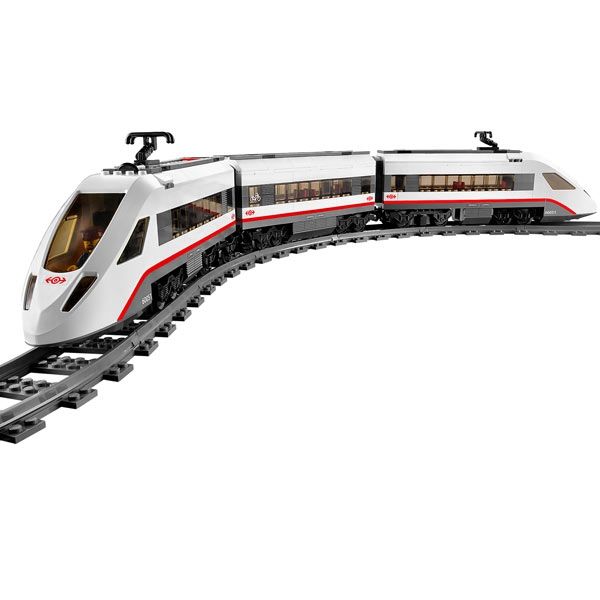 Пластмассовый конструктор LEGO City Скоростной пассажирский поезд 60051