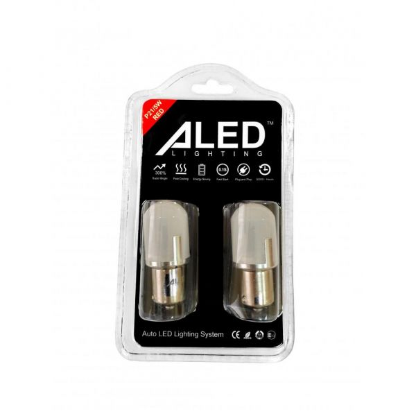 Габарит LED ALed 1157 (P21W/5W) Red (2шт)