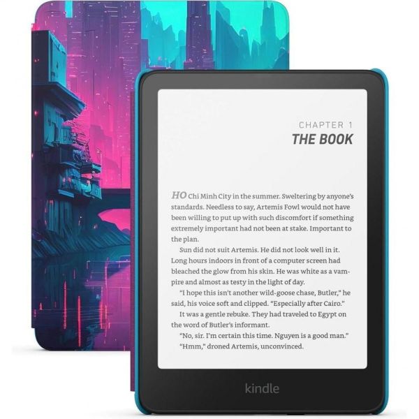 Електронна книга з підсвічуванням Amazon Kindle Paperwhite Kids 12th Gen. 2024 16Gb Cyber City