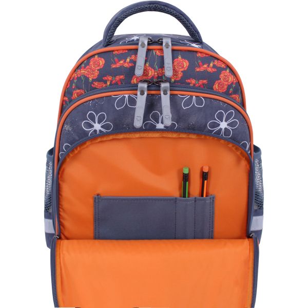 Рюкзак школьный Bagland Mouse 321 серый 499 (00513702)