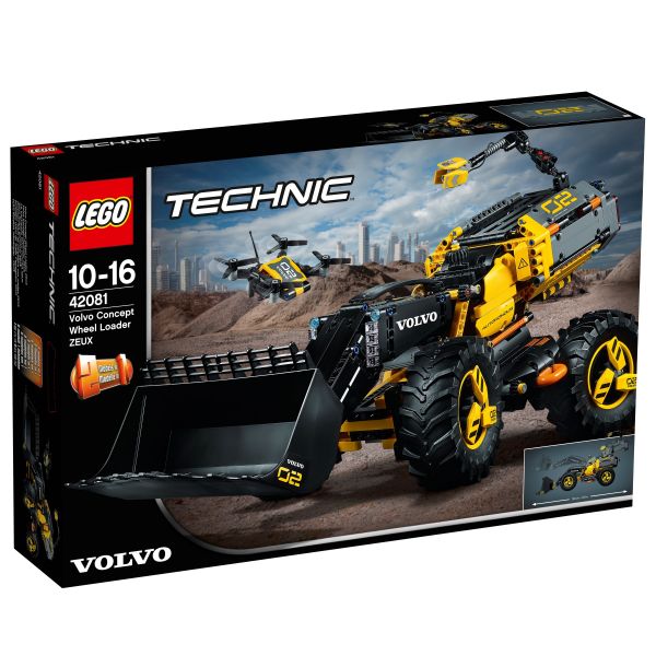 Классический конструктор LEGO Technic VOLVO колёсный погрузчик ZEUX (42081)