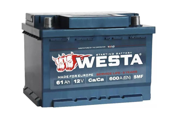 Автомобільний акумулятор Westa 6CT-61 Аз RED Asia (WPR610)