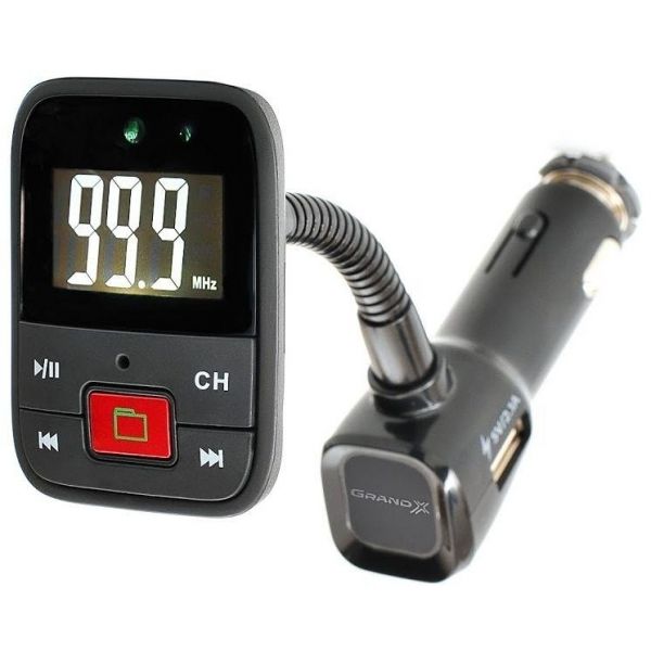 FM Трансмиттер GRAND-X CUFM29GRX black