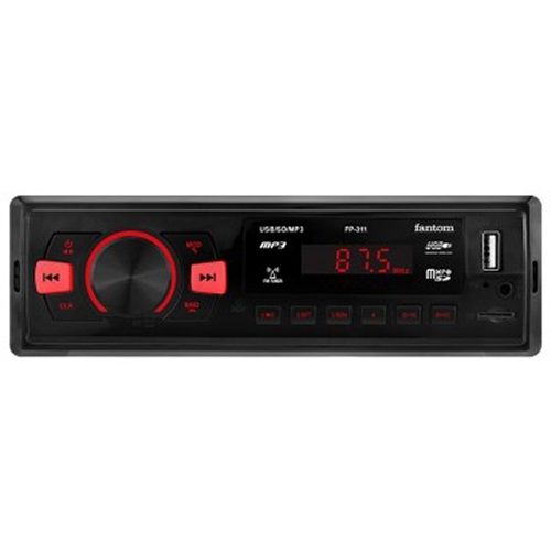Автомагнитола Fantom FP-311 Black/Red