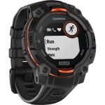 Смарт-годинник Garmin Instinct 3 45mm Solar Black with Black Band (010-02934-00)
