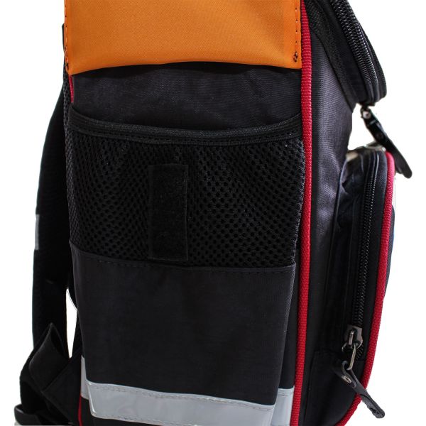 Рюкзак школьный каркасный с фонариками Bagland Успех 12 л. черный 175k (00551703)