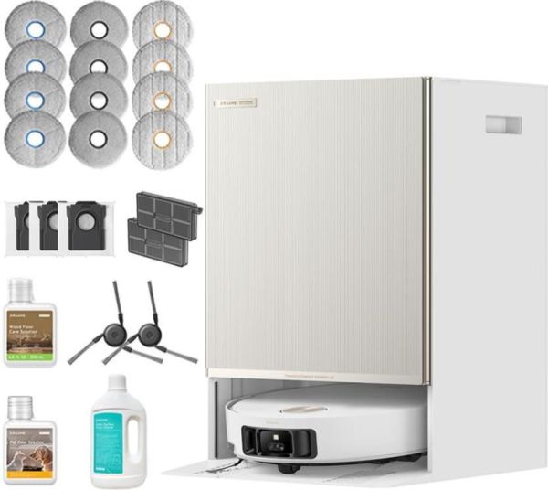 Робот-пилосос з вологим прибиранням Dreame Bot MatriX 10 Ultra White (RLX95CE-Wh)