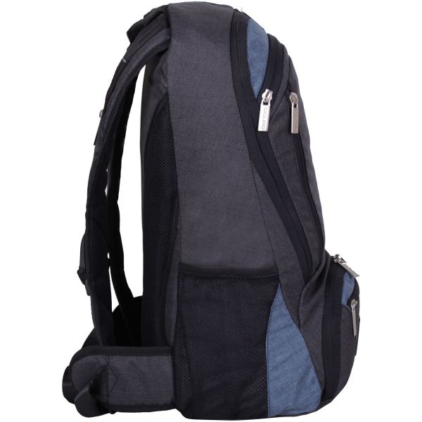Рюкзак для ноутбука Bagland Granite 23 л. чорный/серый (0012069)