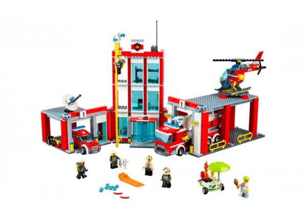 Пластиковый конструктор LEGO City Fire Пожарная станция (60110)
