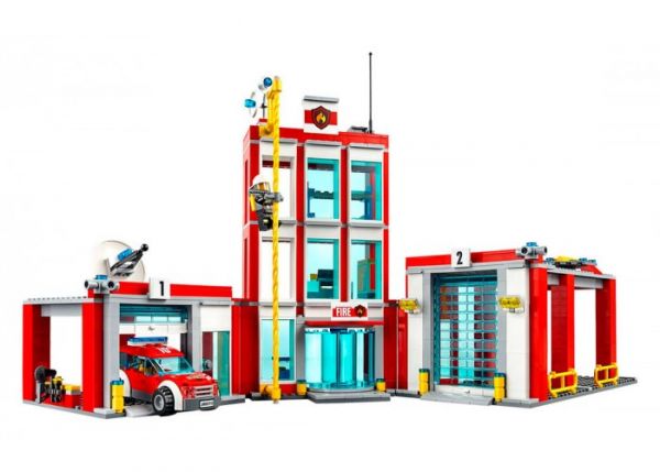 Пластиковый конструктор LEGO City Fire Пожарная станция (60110)