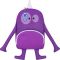 Рюкзак детский Bagland Monster 5 л. фиолетовый 913 (0056366)