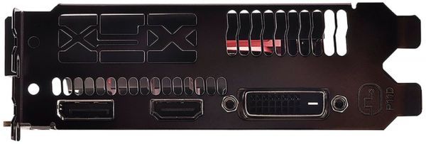 Видеокарта XFX Radeon RX 550 2GB Black/Red (RX-550P2DFGR)