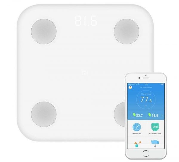 Весы напольные электронные Xiaomi Mi Body Composition Scale 2