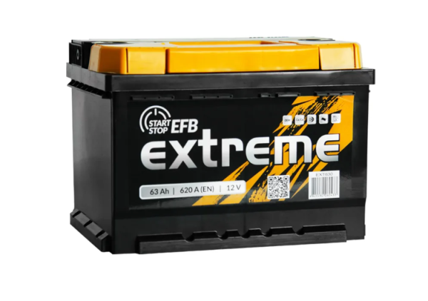 Автомобільний акумулятор EXTREME 6CT-63Аh EFB АзЕ (EEFB630)