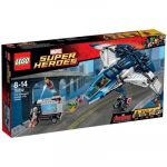 Пластмассовый конструктор LEGO Super Heroes Городская погоня на Квинджете Мстителей (76032)